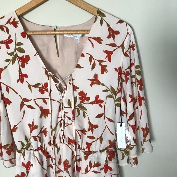 Lovers + Friends Sz S Epiphany romper color palm - Picture 5 of 8